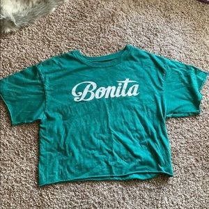 TAGRET Graphic ~perfectly~ crop T-shirt
